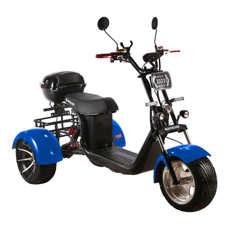 Электроскутер трехколесный CityCoco SkyBoard Trike BR60-3000 PRO FAST Электроскутер трехколесный CityCoco SkyBoard Trike BR60-3000 PRO FAST