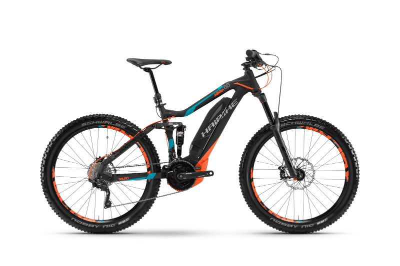 Электровелосипед Haibike Sduro AllMtn 6.0 Черный с Оранжевым original 2017 Электровелосипед Haibike Sduro AllMtn 6.0 Черный с Оранжевым original 2017